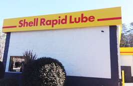 Shell Rapid Lube and Service Center - Building Side